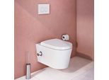 VitrA Options Wand-Tiefspül-WC 5176B003-7211 35,5x57,0cm, weiß, mit Bidetfunktion, mit integr. Thermostat-Armatur, rechts
