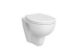 VitrA Conforma Wand-Tiefspül-WC 7712B003-0075 35,5x54cm, plus 60mm, Rollstuhlgerecht, Sitzhöhe 48cm, weiß Hochglanz
