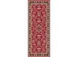 Teppich HANSE HOME "Halton" Gr. 12, rot, B:80cm H:8mm L:250cm, Polypropylen (PP), Teppiche, Teppich, Kurzflor, Orient-Optik, mit Bordüre, Läufer, pflegeleicht, gekettelt