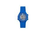 Chronograph LACOSTE "LC33 Kids", blau, Armbanduhren, Kinder, Chronograph, Quarzuhr, Armbanduhr, Silikonarmband, digital, Tag, Stoppfunktion