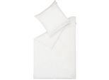 Bettwäsche "Pure", weiß (weiß, sanftes weiß, weiß), B/L: 200cm x 200cm, 1 Stk., 2 Stk., Satin, B/L: 80cm x 80cm & 80cm x 80cm, 3 Stk., Satin, Obermaterial: 100% Baumwolle, SCHÖNER WOHNEN-KOLLEKTION, Bettwäsche, Bettwäsche, Satinbettwäsche aus 100% reiner Baumwolle