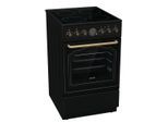 GORENJE Elektro-Standherd "GECS5B70CL", Energieeffizienz: A (A+++-D), schwarz, Herdsets