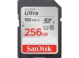 SANDISK Speicherkarte "Ultra SDXC", schwarz, 256 GB, Speicherkarten