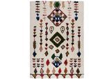 Wollteppich FLAIR RUGS "Fes Shaggy", bunt, B:200cm H:25mm L:290cm, Wolle, Teppiche, Shaggy-Teppich aus Berberwolle