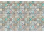 Fototapete ARCHITECTS PAPER "Tiles Oriental", bunt (beige, kupferfarben, taupe), B:4m L:2,7m, Vlies, Tapeten, Vlies, Wand, Schräge