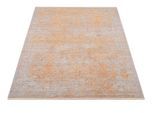 Teppich OCI DIE TEPPICHMARKE "FARBEN GRANDE", gold (gold, creme), B:200cm H:8mm L:240cm, Polyester, Teppiche, Teppich, Klassisches Muster, eingefasst, in 3-D-Optik, mit Fransen