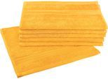 Gästehandtücher DYCKHOFF "Siena", gold (goldgelb), B:30cm L:50cm, Frottier, Obermaterial: 100% Baumwolle, Handtücher, Gästehandtücher, mit Bordüre