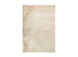 Hochflor-Teppich KAYOOM "Boundless 225", beige (creme), B:80cm H:40mm L:150cm, Polyester, Teppiche, Hochflor, Modernes Muster, Fußbodenheizungsgeeignet, Wohnzimmer
