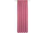 Vorhang ADAM "Uni Collection", pink, B:142cm H:145cm, Baumwolle (Bio-Baumwolle), Gardinen, Blickdichter aus 100% Bio-Baumwolle, Vorhang nach Wunschmaß