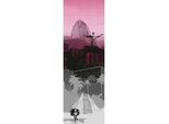 Fototapete ARCHITECTS PAPER "Rio De Janeiro", lila (grau, schwarz, lila), B:1m L:2,8m, Vlies, Tapeten, Grafik Tapete Stadt Rio Pink Schwarz Weiß Panel,00m x 2,80m