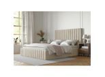 Boxxx Polsterbett, Beige, Textil, Birke, Schichtholz, 140x200 cm, gepolstertes Kopfteil, in verschiedenen Größen erhältlich, Schlafzimmer, Betten, Polsterbetten