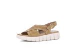Plateausandaletten GABOR "Plateau Sandale", Damen, Gr. 42,5, braun, Schuhe