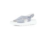 Plateausandaletten GABOR "Plateau Sandale", Damen, Gr. 40, blau, Schuhe