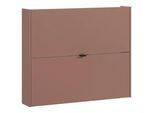 Hängeschuhschrank Ameca Braun/Eichefarben