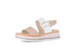 Plateausandaletten GABOR "Plateau Sandale", Damen, Gr. 35, beige (rosa), Schuhe