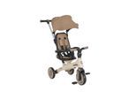 Byox Dreirad, Tricycle Juno 4 in 1 Laufrad Schiebegriff Sitzdrehung Sonnendach beige