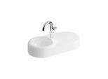 VitrA Liquid Waschtisch 7314B403-0041 80x39,5x15cm, ohne Überlauf, weiß hochglanz VC, 1 Hahnloch mittig