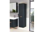 VitrA Sento Hochschrank 61378 40 x 35 x 155,5 cm, Anthrazit Matt, Dekor, 2 Türen, Türanschlag links