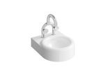 VitrA Liquid Waschtisch 7317B403-1739 40x49,5x15cm, ohne Überlauf, weiß hochglanz VC, 2 Hahnlöcher, Stichmaß 150 mm