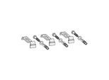 VitrA Wannenrandanker G000200004 Set, 3 Stück, für T4
