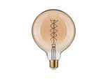 PAULMANN LED-Leuchtmittel "Rustic Shine G125 300lm 4,2W 1800K S gold 230V", gold (goldfarben), L:16,8cm Ø:12,5cm, Leuchtmittel