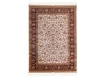 Teppich KAYOOM "Babil 310", braun (creme), B:160cm H:8mm L:230cm, Modal, Teppiche, Teppich, Kurzflor, Orient, Modernes Muster, Deko, Fußbodenheizungsgeeignet
