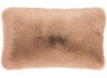 Dekokissen PAD "Evita", camel, unifarben, B:35cm H:2cm L:60cm, Polyester, Dekokissen_Sitzkissen_Kissenhüllen, Kunstfell