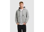 Anorak KHUJO "RHIIS", Herren, Gr. L, light grau, Canvas, 100% Baumwolle, regular fit hüftlang, eingesetzt Rippstrickbündchen, Jacken