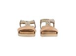 Riemchensandale GABOR "Gabor Sandalen Leder", Damen, Gr. 42, beige, Leder, Schuhe Riemchensandale