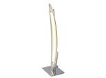 Näve , Chromfarben , Metall, Glas , 43 cm , Beleuchtung, Innenleuchten, Tischlampen, Tischlampen