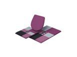 Grund , Beere , Textil , Karo , rechteckig , 40x50 cm , Oeko-Tex® Standard 100, Made in Europe , Heimtextilien, Badtextilien, Badematten, Badematten