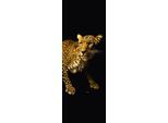 Fototapete ARCHITECTS PAPER "Leopard", braun (braun, schwarz), B:1m L:2,8m, Vlies, Tapeten, Tiger Tapete Panel Schwarz 1,00m x 2,80m