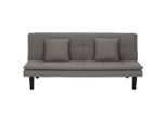 P & B Schlafsofa , Grau , Textil , Füllung: Polyester , 180x79x91 cm , Liegefunktion , Wohnzimmer, Sofas & Couches, Schlafsofas