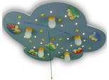 NIERMANN Deckenleuchte "Wolke Bärchen", bunt, 5, H: 7cm, 1 Stk., Leuchten, Kinderzimmer, Kinderlampe, Kinderlampe