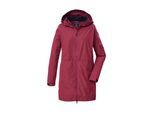 Parka KILLTEC "KOS 35 WMN PRK", Damen, Gr. 46, weinrot, Obermaterial: 100% Polyester.Futter: 100% Polyester, Jacken Parka, Wasser- und winddichter Damenparka, atmungsaktiv, verstellbar