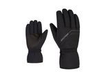 Skihandschuhe ZIENER "GRUMAS-Z glove man", Herren, Gr. 9, schwarz, Obermaterial: 100% Polyester. Innenseite: 100% Polyester. Futter: 100% Polyester. Wattierung: 100% Polyester, Handschuhe Skihandschuhe