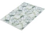 Badematte KLEINE WOLKE "Selva", grün (forest), H:5mm, Polyester, Badematten, Badematte, Badteppich, bedruckt, Blätter Motiv