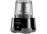 MOULINEX Zerkleinerer "DP8108 Moulinette Ultimate", schwarz, B:17cm H:25,5cm T:17cm, Zerkleinerer, 550 ml Kapazität, Easy-Press-System, Powelix-Klingen, Zerkleinerer