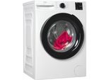 BEKO Waschmaschine "BM3WFU3841X", Energieeffizienz: A, weiß, B:60cm H:84,5cm T:54,6cm, Waschmaschinen, Waschen mit EnergySpin: Bis zu 35 % Energie sparen – nicht nur in Eco, Waschmaschine