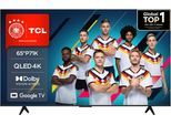 TCL QLED-Fernseher "65P71KX1", Energieeffizienz: F, schwarz, 65, Fernseher, Multi-HDR, Dolby Vision, Smart TV, Airplay2, Dolby Atmos, Game Master, QLED-Fernseher