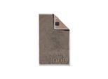 Gästehandtuch JOOP "Gästetuch J Joop Contour 1er Pack" Gr. S, grau (taupe), B:30cm, Obermaterial: 100% Baumwolle CO., Handtücher, Gästehandtuch