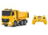 RC-Truck JAMARA "Muldenkipper Mercedes Arocs", gelb, Fernlenkfahrzeuge, KinderB:37cm H:19cm T:15cm, Kunststoff, RC-Truck, mit Signallichtern, B:37cm H:19cm T:15cm
