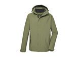 Funktionsjacke KILLTEC "KOS 87 MN JCKT", Herren, Gr. 4XL, moosgrün, Obermaterial: 100% Polyester.Futter: 100% Polyester, Jacken Funktionsjacke, Wasser- und winddicht, atmungsaktiv, abnehmbare Kapuze