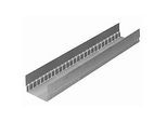 SSI Schäfer Längsrinne zur Schubladenunterteilung, B 118 x H 66 x L 586 mm, Stahlblech, silber