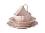 Costa Nova Kombiservice Rosa, Altrosa, Keramik, 5-teilig, 400 ml,660 ml, Handmade in Europe, Essen & Trinken, Geschirr, Geschirr-Sets, Kombiservice