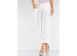 7/8-Jeans INSPIRATIONEN, Damen, Gr. 24, Kurzgrößen, weiß, 97% Baumwolle, 3% Elasthan, unifarben, 7/8-Länge, Jeans
