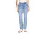 Boyfriend-Jeans CARTOON "Damen im Vintage-Look", Damen, Gr. 42, Normalgrößen, blau, Obermaterial: 72% Baumwolle, 24% Polyester, 2% Elasthan, 2% Viskose, lässig geschnitten, Jeans