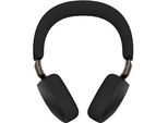 Jabra Headset Evolve3 75 UC, UC-zertifiziert, USB-C-Dongle/Bluetooth, bis 30 m, bis 22 h, Busylight, ClearVoice™, ANC™, schwarz