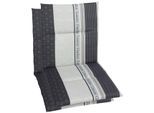 Sesselauflage GO-DE "Amalfi", grau, B:48cm H:4cm T:108cm, Baumwolle, Polyester, Polyurethan, Polsterauflagen, Sesselauflage, 108x48 cm