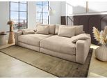 Big-Sofa JOCKENHÖFER GRUPPE "Milano XXL, B: 290 cm, Megasofa, Loungesofa", beige (hellbraun, be), B:290cm T:135cm, Korpus: 100% Polyester;Kissen: 100% Polyester, Sofas, Big-Sofa, mit Zierkissen, Relaxfläche 120x240 cm, Federkern